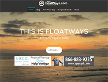 Tablet Screenshot of floatways.com
